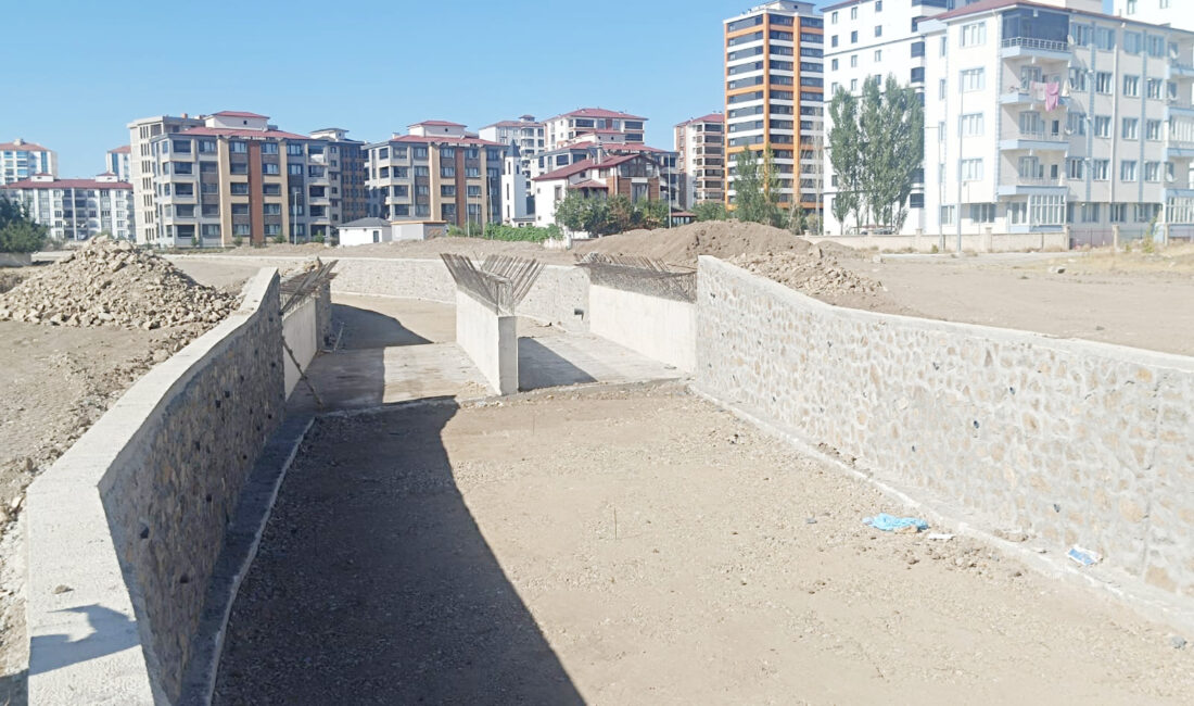 Devlet Su İşleri (DSİ) tarafından Sorgun ilçesinde yapımı sürdürülen Delibaş