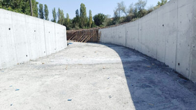 Yozgat Valiliği, Gökçekışla Köyü’nde, DSİ Müdürlüğü ekipleri tarafından tamamlanan taşkın