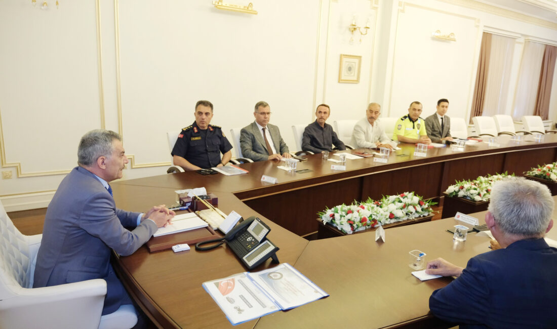 Yozgat’ta trafik düzeni ve güvenliğiyle ilgili önemli kararların alındığı İl