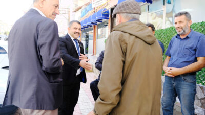 Akdağmadeni Belediye Başkanı Dr. Nezih Yalçın, ilçenin en işlek noktalarından
