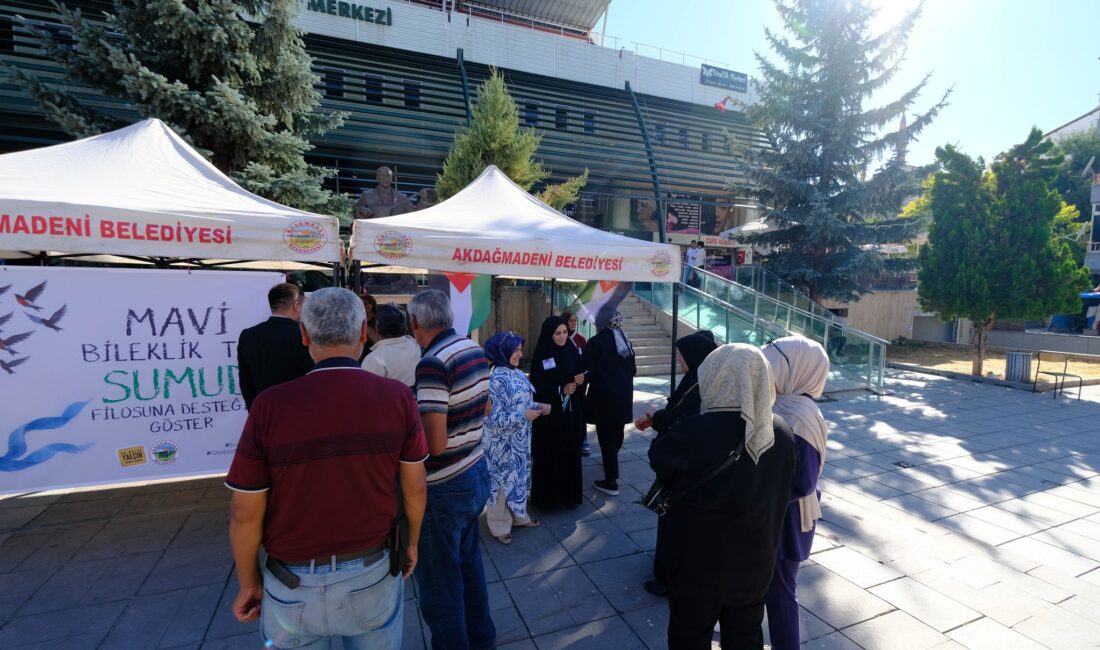 Akdağmadeni Belediye Başkanı Uzm. Dr. Nezih Yalçın, Filistin’e destek amacıyla