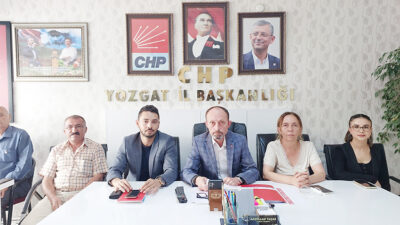 Cumhuriyet Halk Partisi (CHP) Yozgat İl Sekreteri Serdar Boztepe, CHP’nin