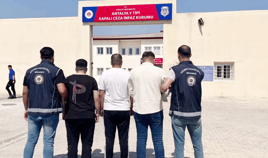 Türkiye genelinde göçmen kaçakçılığı organizatörlerine yönelik 81 ilde eş zamanlı