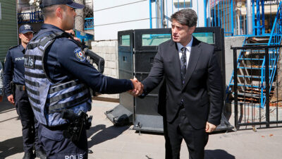 Yozgat İl Emniyet Müdürü Necmettin Koç, emniyet birimlerini ziyaret ederek