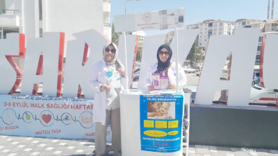 Sarıkaya İlçe Sağlık Müdürlüğü personelleri, 3-9 Eylül Halk Sağlığı Haftası