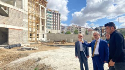 Yozgat İl Müftüsü Nihat Kök, il merkezinde yapımı devam eden
