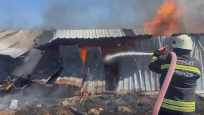 Yozgat’ın Kırım Köyü ve Divanlı Mahallesinde çıkan 2 ayrı yangında