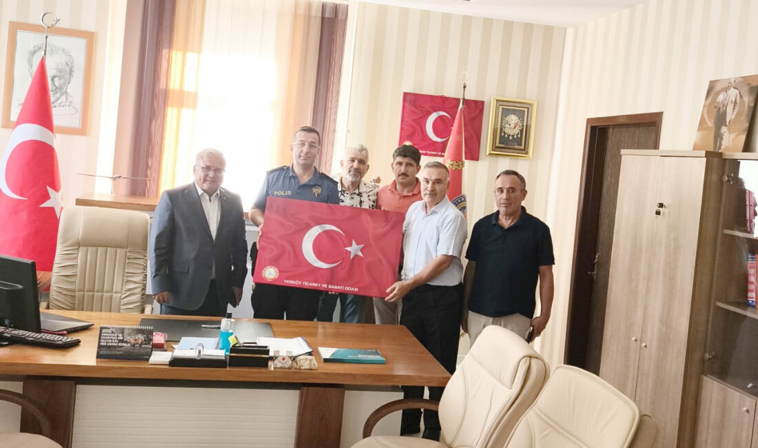 Yerköy Ticaret ve Sanayi Odası (TSO) Başkanı Coşkun Kahraman,beraberinde yönetim