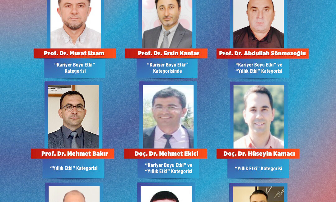 Stanford Üniversitesi tarafından her yıl güncellenen ve Scopus verileri esas