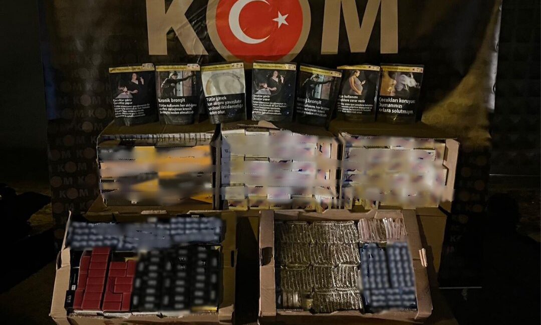 Yozgat İl Emniyet Müdürlüğü ekipleri, kaçakçılıkla mücadele kapsamında Yerköy ilçesinde