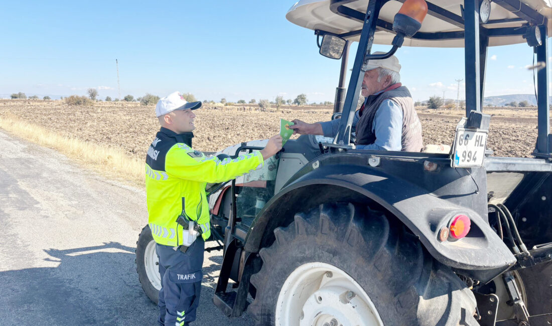 Akdağmadeni İlçe Jandarma Komutanlığı’na bağlı Trafik Jandarma ekipleri, Yeniyapan mevkisinde