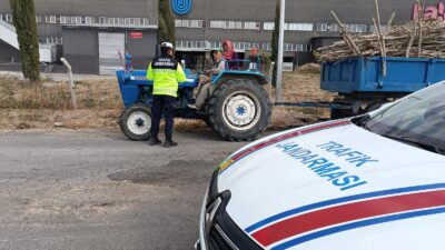 Yozgat Merkez İlçe Jandarma Komutanlığı Trafik Jandarması, köy yollarında olası