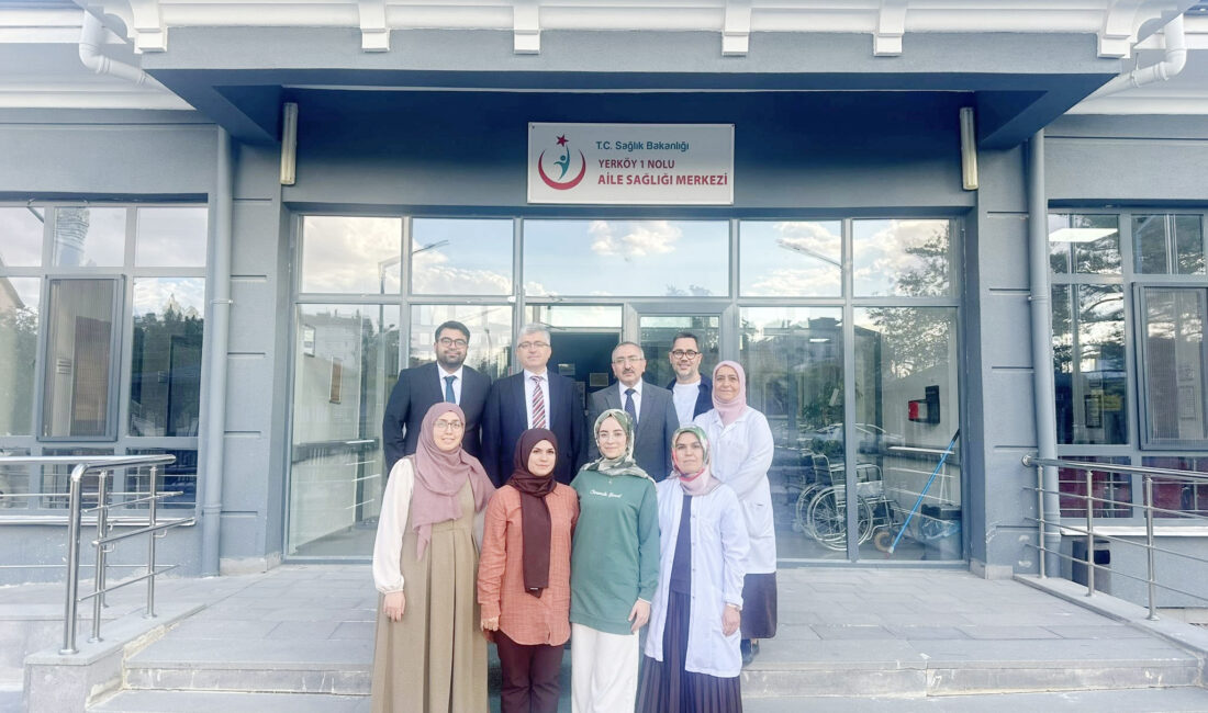 Yozgat İl Sağlık Müdürü Dr. Mehmet Akif Karaarslan, Yerköy ilçesinde