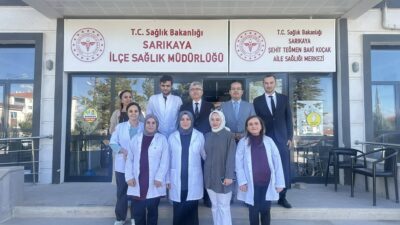 Yozgat İl Sağlık Müdürü Dr. Mehmet Akif Karaarslan, Sarıkaya ilçesinde
