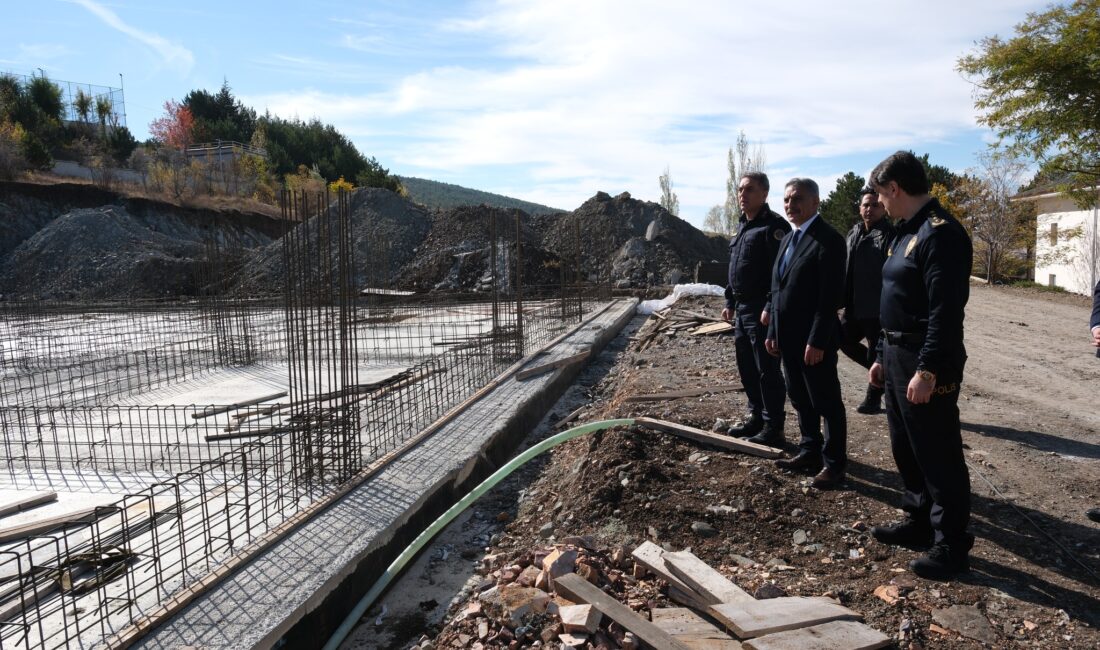 Yozgat Valisi Mehmet Ali Özkan, yapımı devam eden İl Jandarma