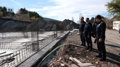 Yozgat Valisi Mehmet Ali Özkan, yapımı devam eden İl Jandarma