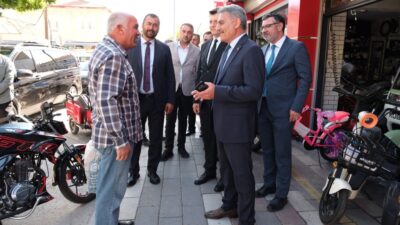 Yozgat Valisi Mehmet Ali Özkan, ilçe ziyaretleri kapsamında Yerköy’de bir