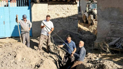 Yozgat Valiliği tarafından yapılan çalışma kapsamında, Erkekli Köyü’nde içme suyu