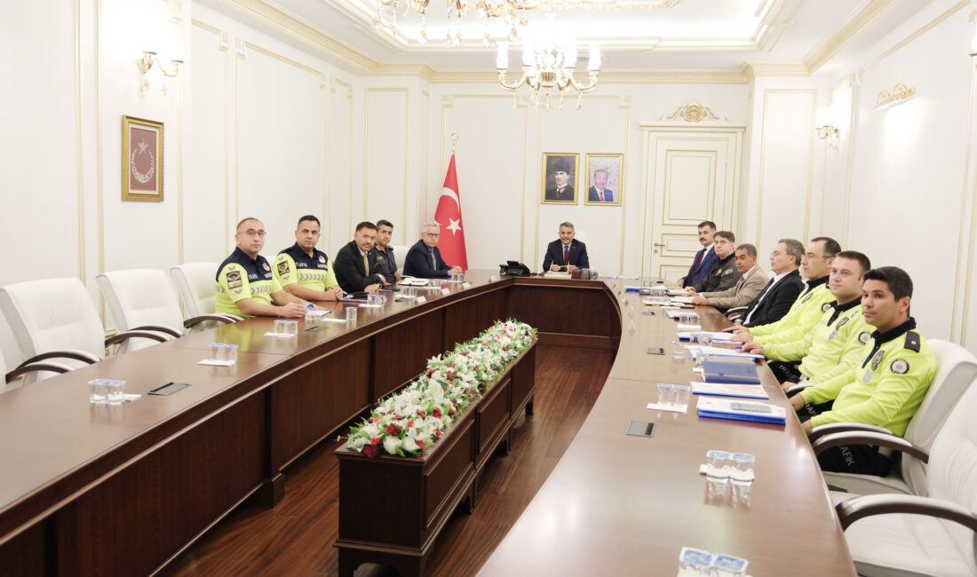 Yozgat’ta trafik güvenliğini artırmaya yönelik çalışmaların ele alındığı Trafik Güvenliği