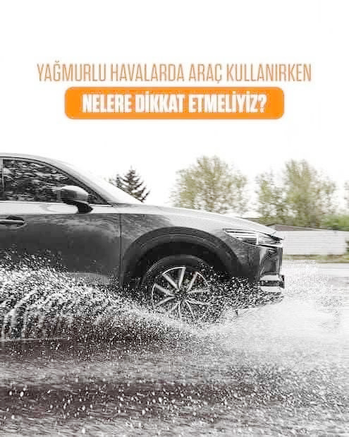 Yozgat İl Emniyet Müdürlüğü Trafik Şube Müdürlüğü, yağışlı havalarda artan