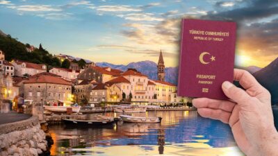 Karadağ, 30 Ekim 2025 itibarıyla bordo pasaport sahibi Türk vatandaşları