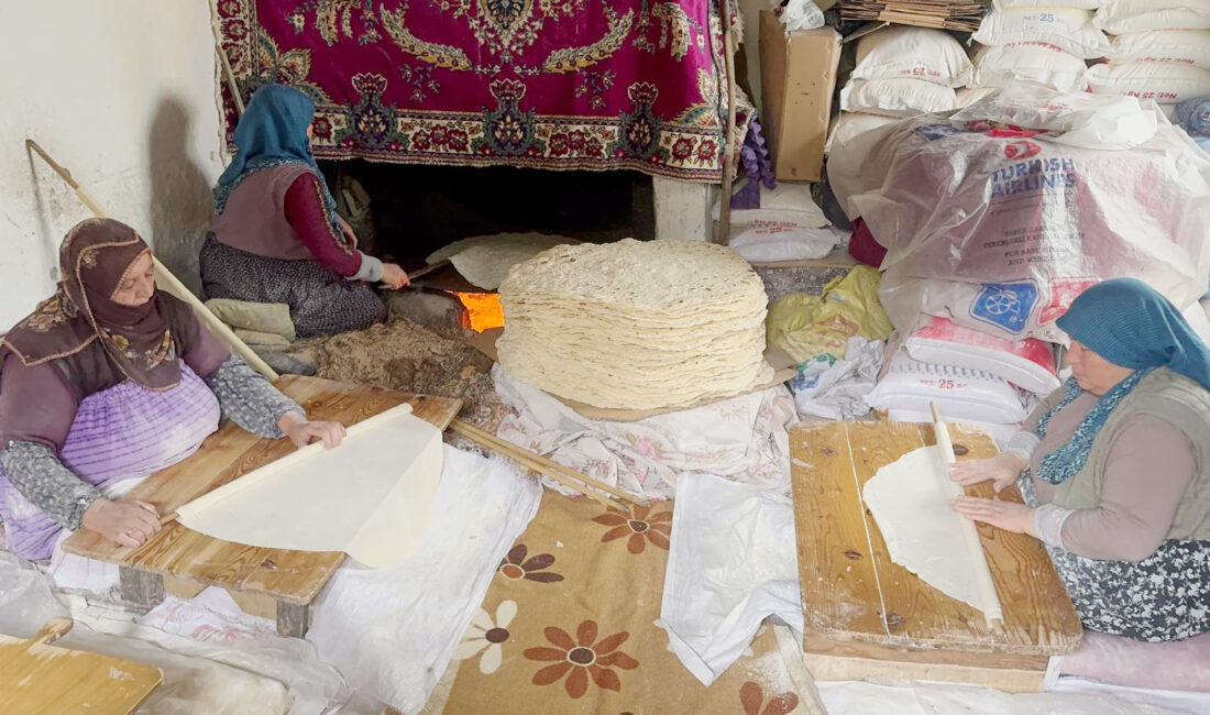 Yozgat merkez, ilçe ve köylerinde yaşayan kadınlar, kışlık ekmek ihtiyaçlarını