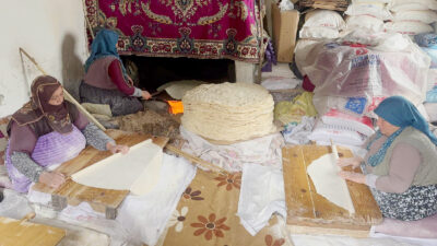 Yozgat merkez, ilçe ve köylerinde yaşayan kadınlar, kışlık ekmek ihtiyaçlarını