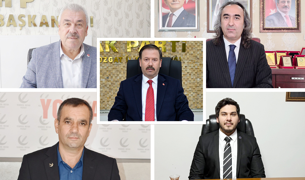 Yozgat’ta siyasi parti il başkanları, 21 Ekim Dünya Gazeteciler Günü