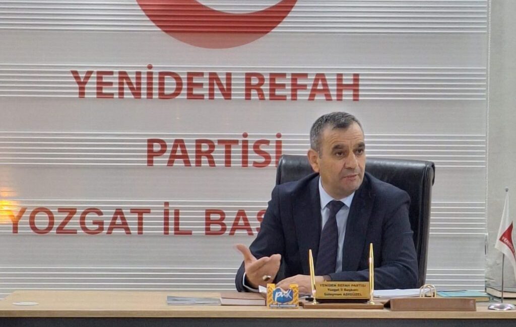 Yeniden Refah Partisi Yozgat İl Başkanı Süleyman Adıgözel, 25 Kasım