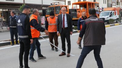 Çekerek Belediye Başkanı Üzeyir İnce, ilçe merkezinde trafik güvenliğini artırmak