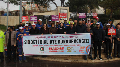 HAK-İŞ Konfederasyonu, 25 Kasım Kadına Yönelik Şiddete Karşı Uluslararası Mücadele