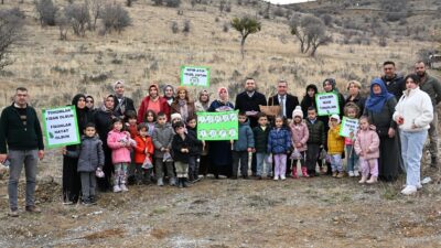 Yozgat Şehit Tevfik Fikret Erciyes Anaokulu öğrencileri ve velileri, doğaya
