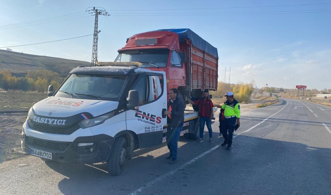 Sorgun İlçe Jandarma Komutanlığı Trafik Timleri tarafından Sorgun–Çekerek D.K. yolu
