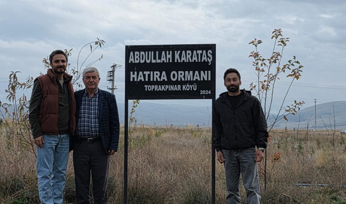 Sarıkaya ilçesinde yıllardır tamamen gönüllü olarak sürdürdüğü ağaçlandırma çalışmalarıyla tanınan