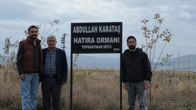 Sarıkaya ilçesinde yıllardır tamamen gönüllü olarak sürdürdüğü ağaçlandırma çalışmalarıyla tanınan