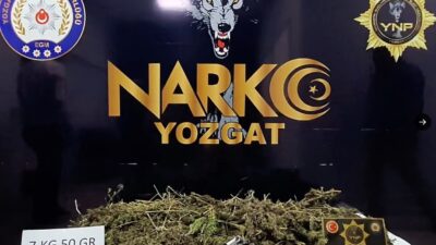 Yozgat İl Emniyet Müdürlüğü, Narkotik Suçlarla Mücadele kapsamında yürüttüğü başarılı