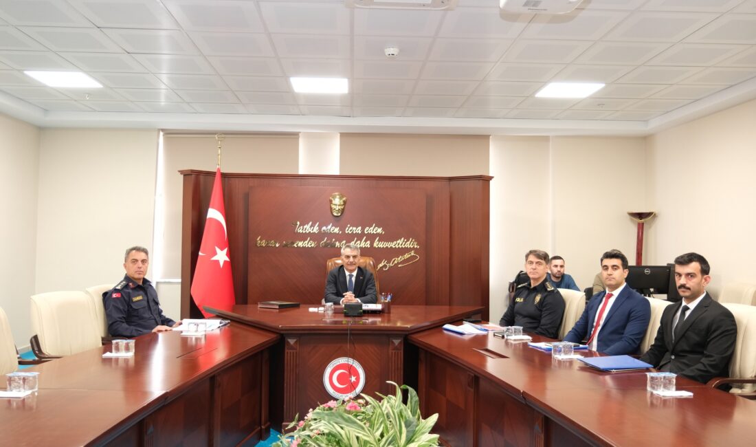 Yozgat İl Güvenlik ve Asayiş Koordinasyon Toplantısı, Vali Mehmet Ali