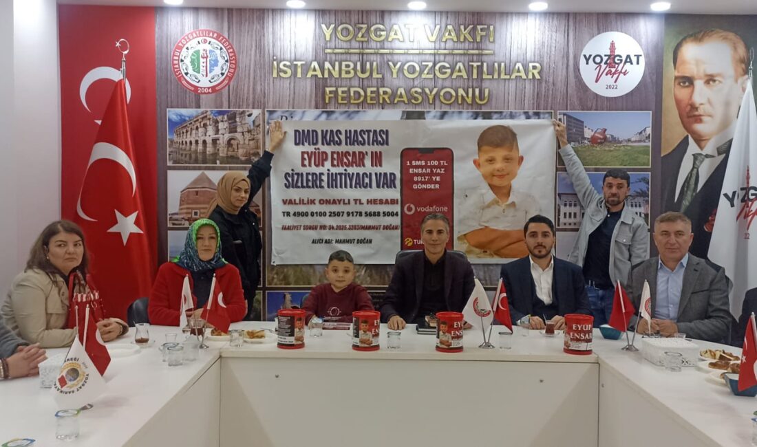 Yozgatlı DMD kas hastası 10 yaşındaki Eyüp Ensar için ailesine