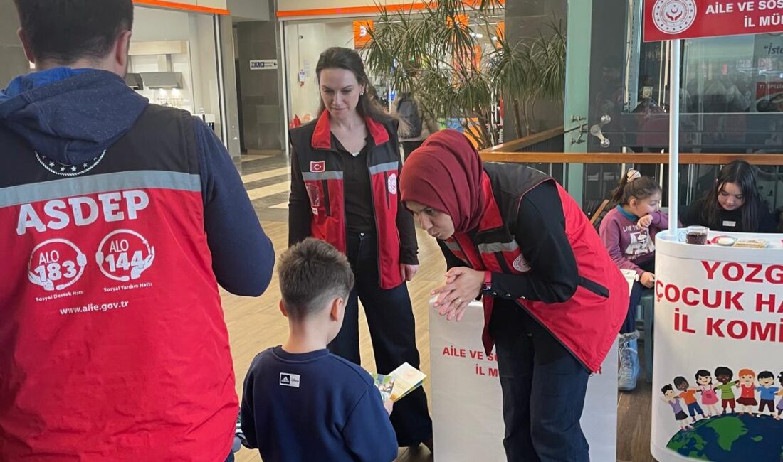 Yozgat Sosyal Hizmet Merkezi personeli tarafından, Yozgat Novada AVM’de düzenlenen