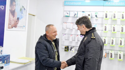 Yozgat İl Emniyet Müdürü Necmettin Koç, kent merkezinde gerçekleştirdiği ziyaretler