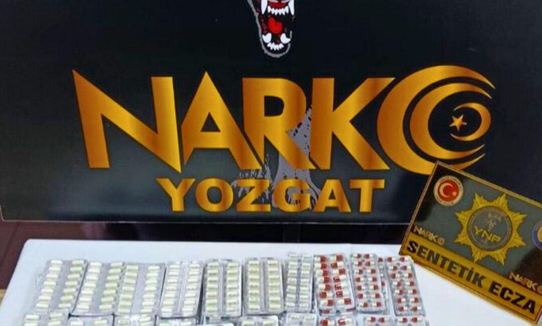 Yozgat İl Emniyet Müdürlüğü tarafından uyuşturucu ile mücadele kapsamında yürütülen