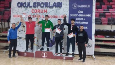 Yozgat Gençlik ve Spor İl Müdürlüğü koordinesinde mücadele eden sporcular,