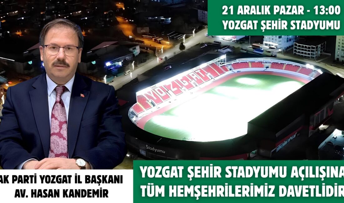 AK Parti Yozgat İl Başkanı Av. Hasan Kandemir, Yozgatlı futbolseverlerin