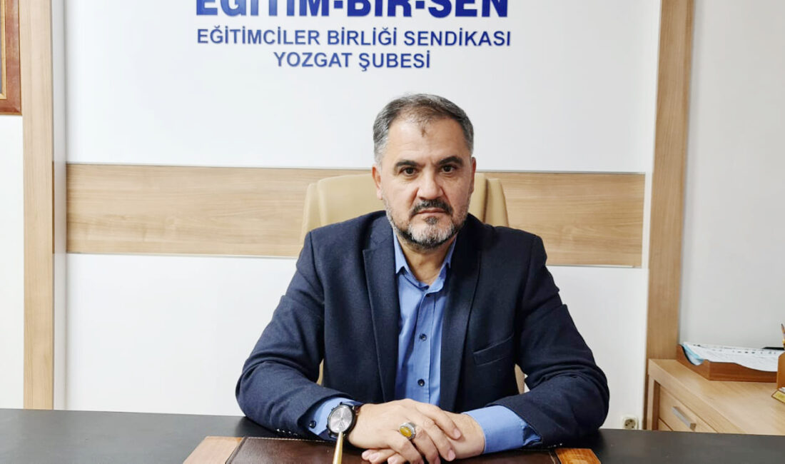 Memur-Sen ve Eğitim-Bir-Sen Yozgat Şube Başkanı Kenan Şerefli, kamuda üst