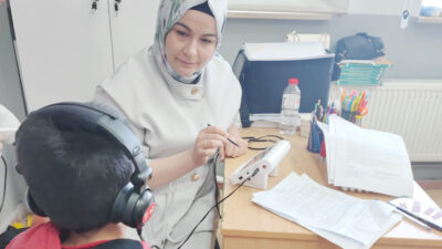 Sarıkaya İlçe Sağlık Müdürlüğü, okul çağındaki çocuklara yönelik işitme taraması