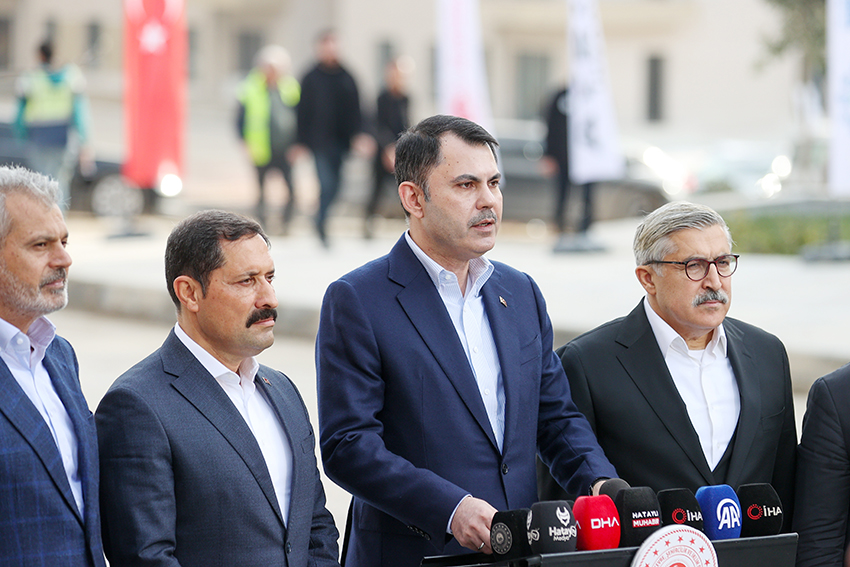 Çevre, Şehircilik ve İklim Değişikliği Bakanı Murat Kurum, Hatay’da düzenlenecek