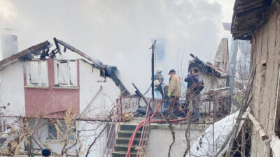 Yozgat Merkez’e bağlı Derbent Köyü’nde bir evde çıkan yangın, Yozgat