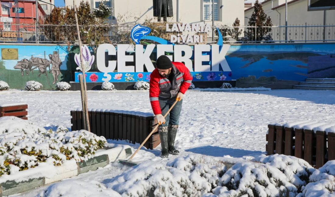 Çekerek Belediye Başkanı Üzeyir İnce, ilçede etkili olan kar yağışının