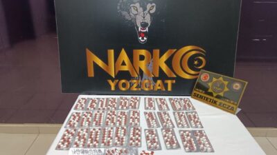 Yozgat İl Emniyet Müdürlüğü Narkotik Suçlarla Mücadele Şube Müdürlüğü ekiplerince