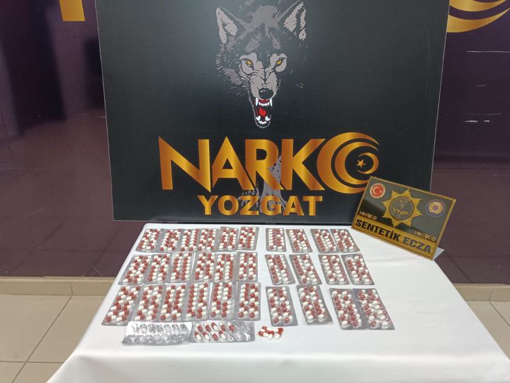 Yozgat İl Emniyet Müdürlüğü Narkotik Suçlarla Mücadele Şube Müdürlüğü ekiplerince